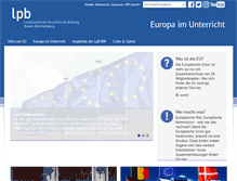 Tablet Screenshot of europaimunterricht.de